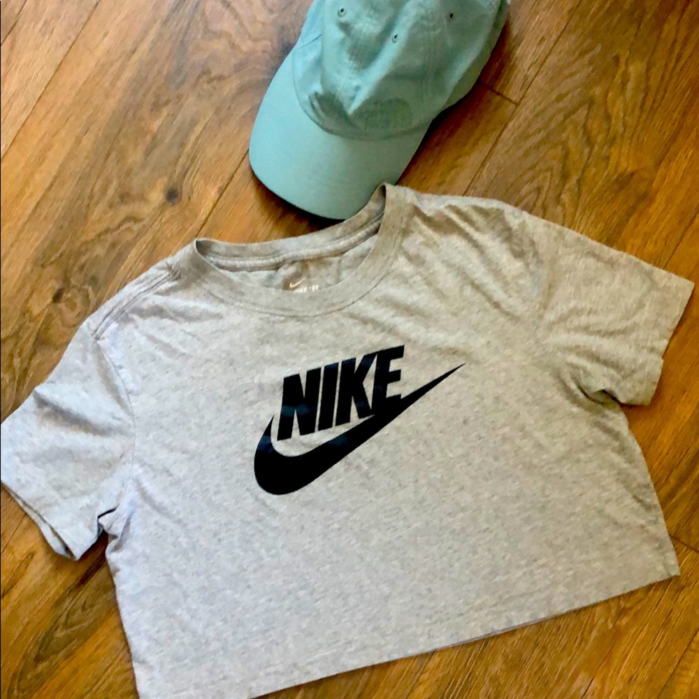 Nike Gray Tee with Logo